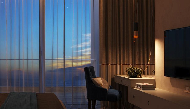 Спальня в @crimea_apartment118 от @design_studio09